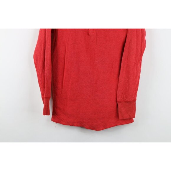 Vtg 70s Streetwear Mens Small Wool Blend Double Wall Thermal Knit T-Shirt USA - Picture 3 of 14